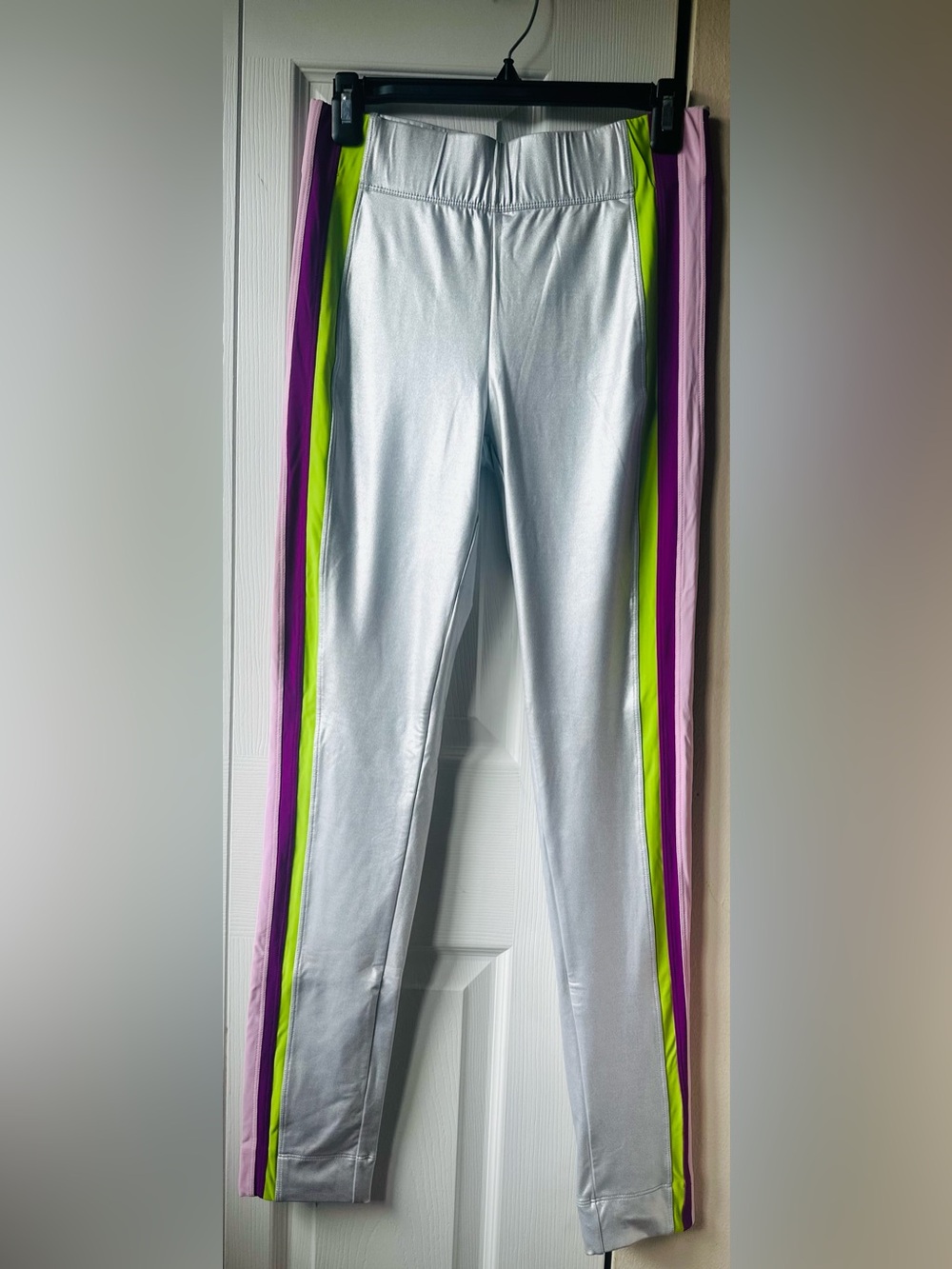 No Ka'oi Womens Silver/Multi Kihi Leggings  Size 2